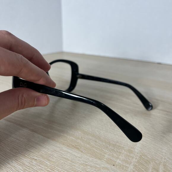 Dolce & Gabbana DD8075 501/T3 Black Oversized Sunglasses 58-16-135 FRAMES ONLY main image 12